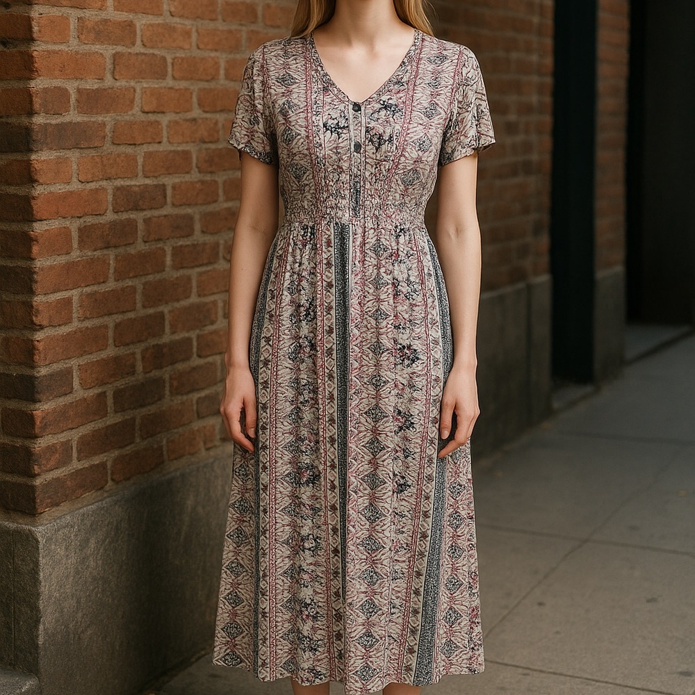 Floral Patterned Dress